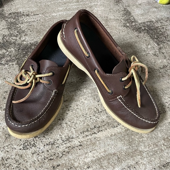 Sperry Other - [8.5] Men’s Sperry Brown Boat Shoes Spring Summer Cottage Outdoors